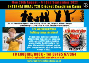 Cricket Camp advert